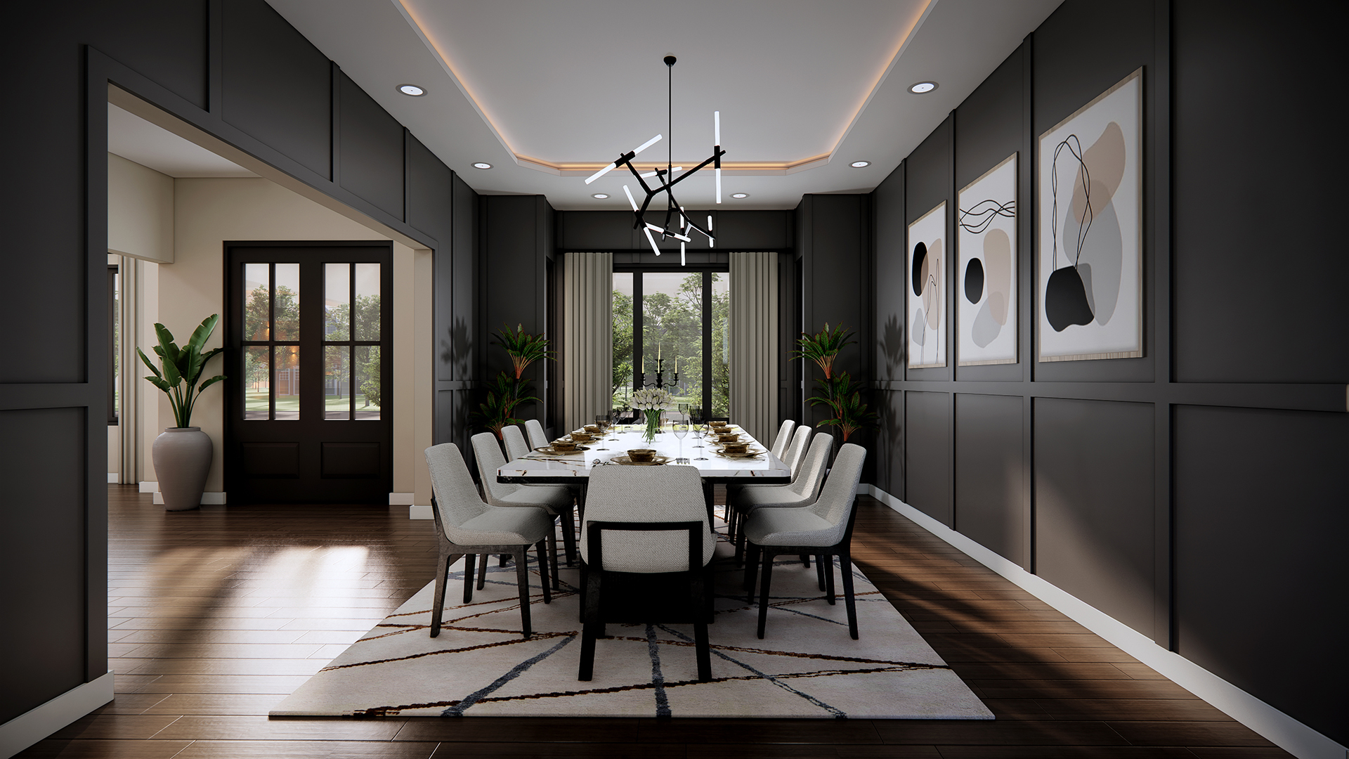 Modern Luxury Residential Interior Design & 3D Visualization ...