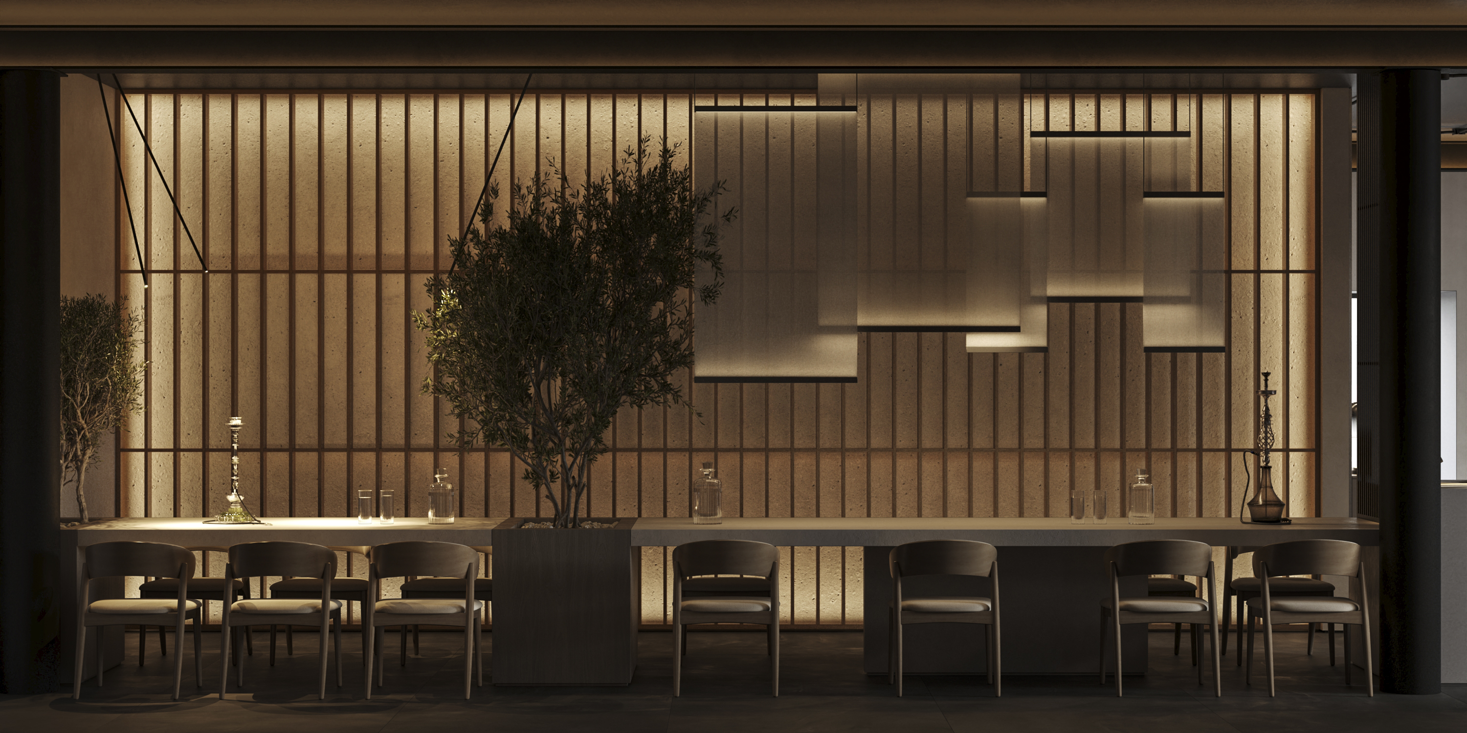 Idea 4415956: Hookah bar by AMB render - Architizer
