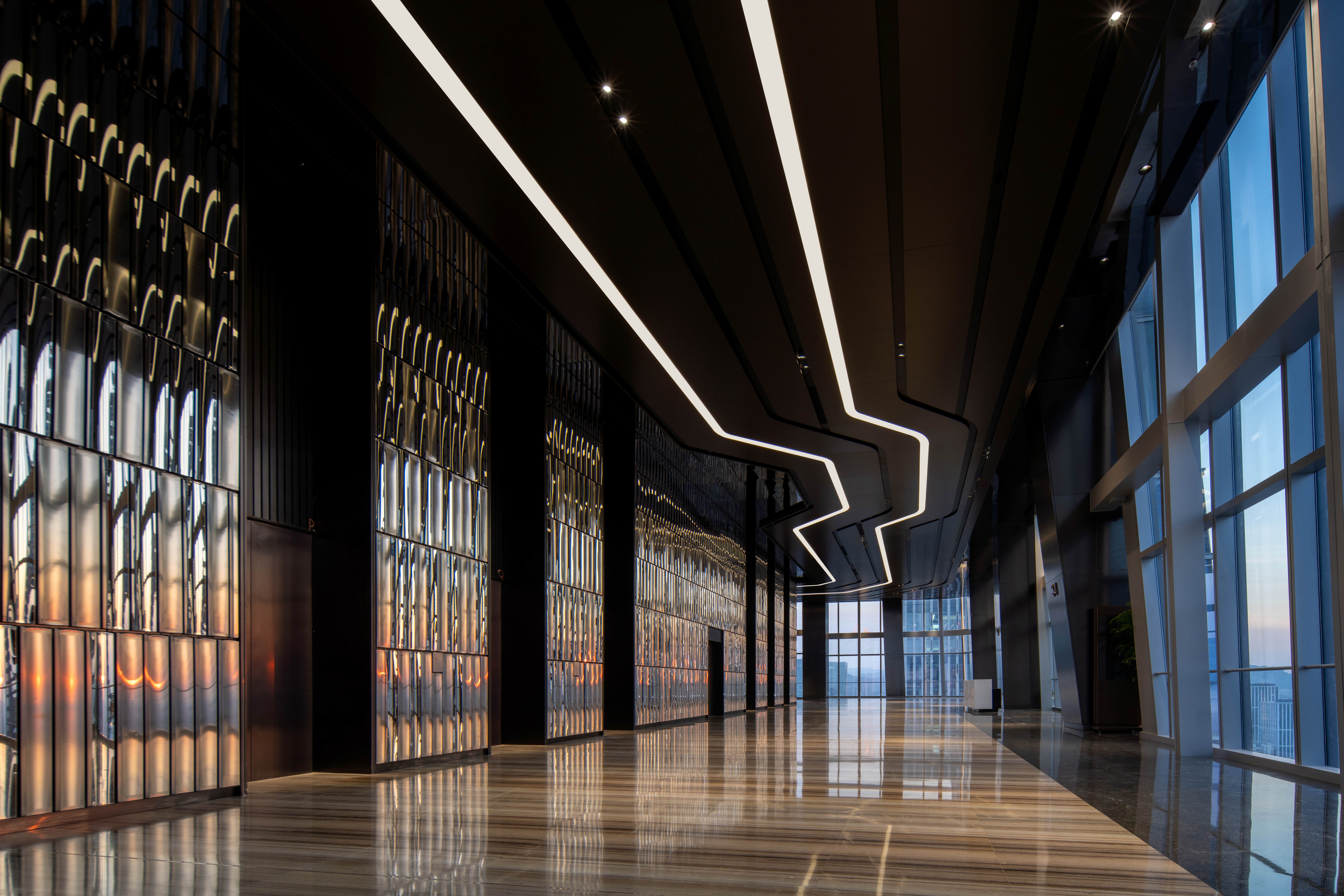Jinan Ping An Financial Center Interior Design by NIKKEN SEKKEI LTD ...