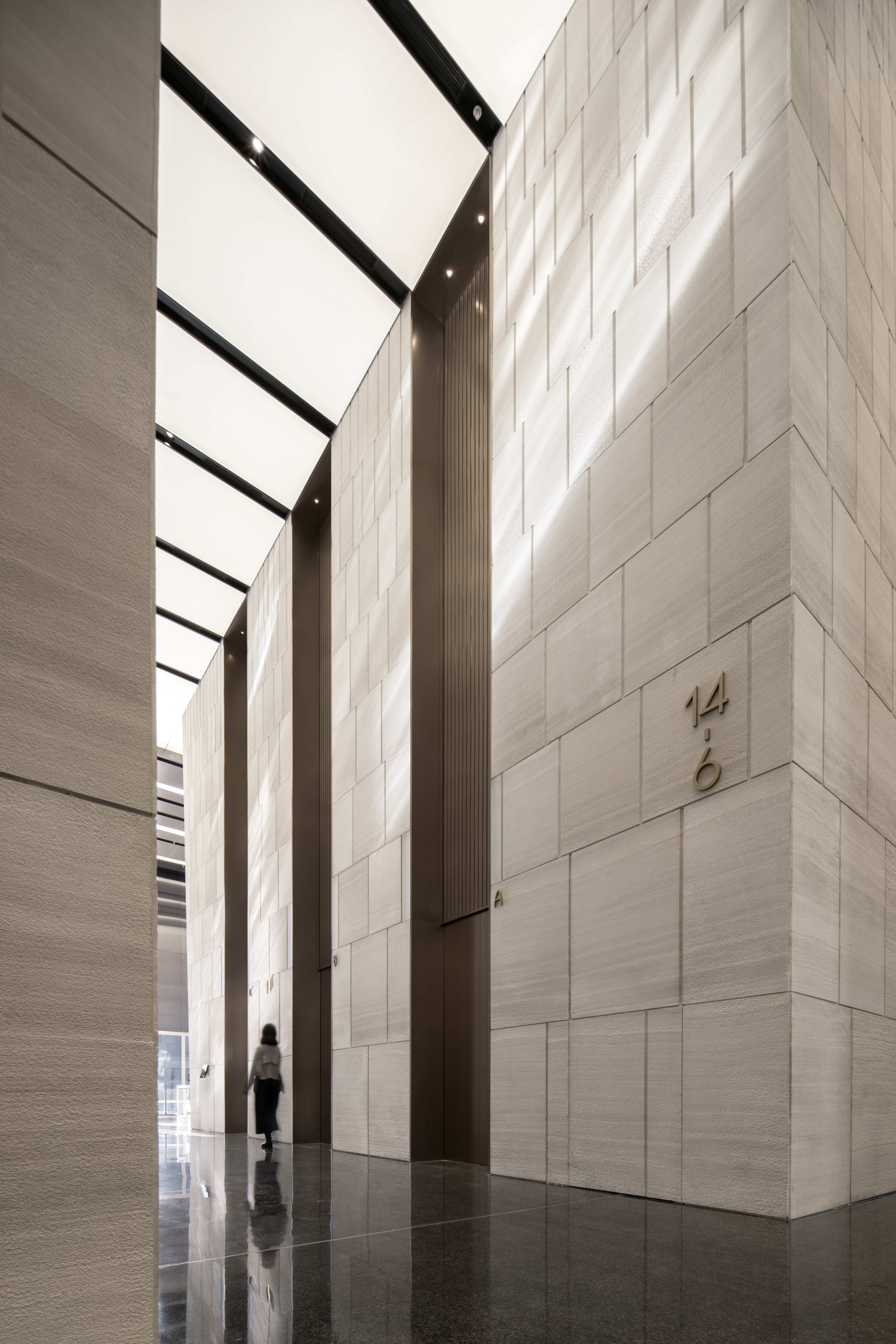 Jinan Ping An Financial Center Interior Design by NIKKEN SEKKEI LTD ...