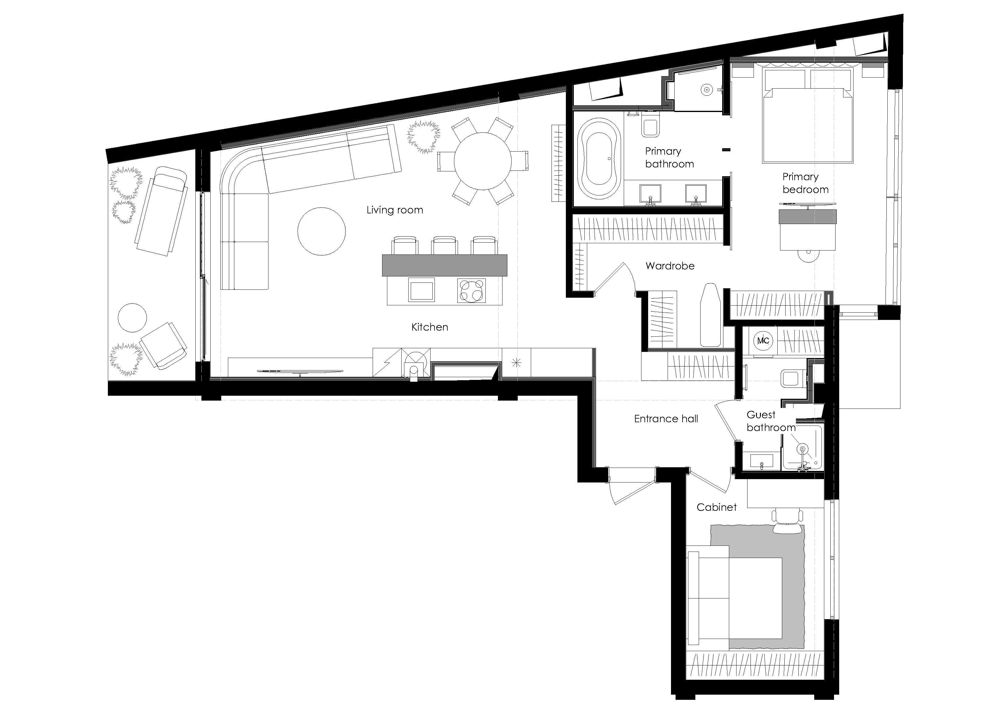 A Apartment | Completed Luxury Apartment Design by SOIA Design - Architizer