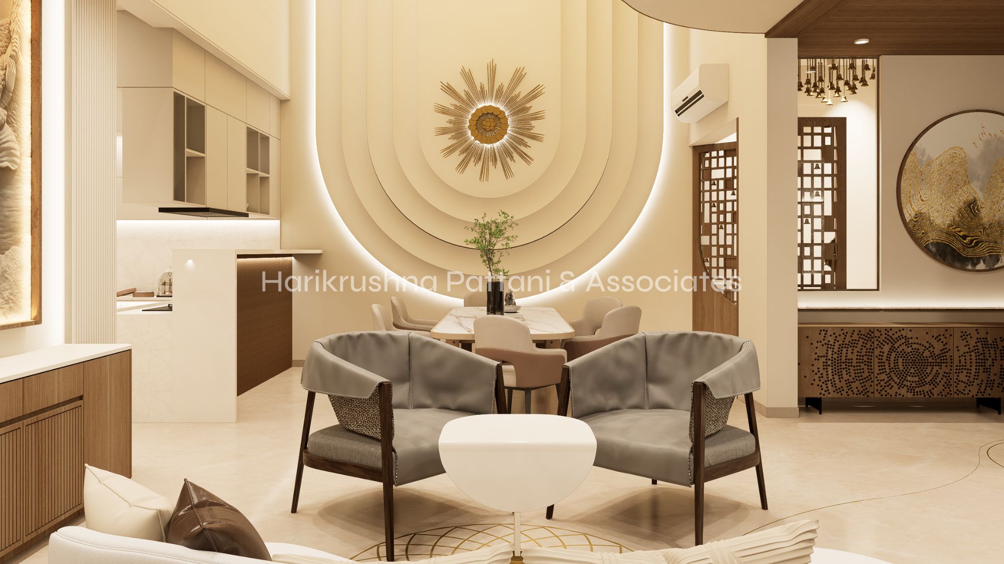 Luxury 4BHK Interior Design In Ahmedabad by Harikrushna Pattani ...