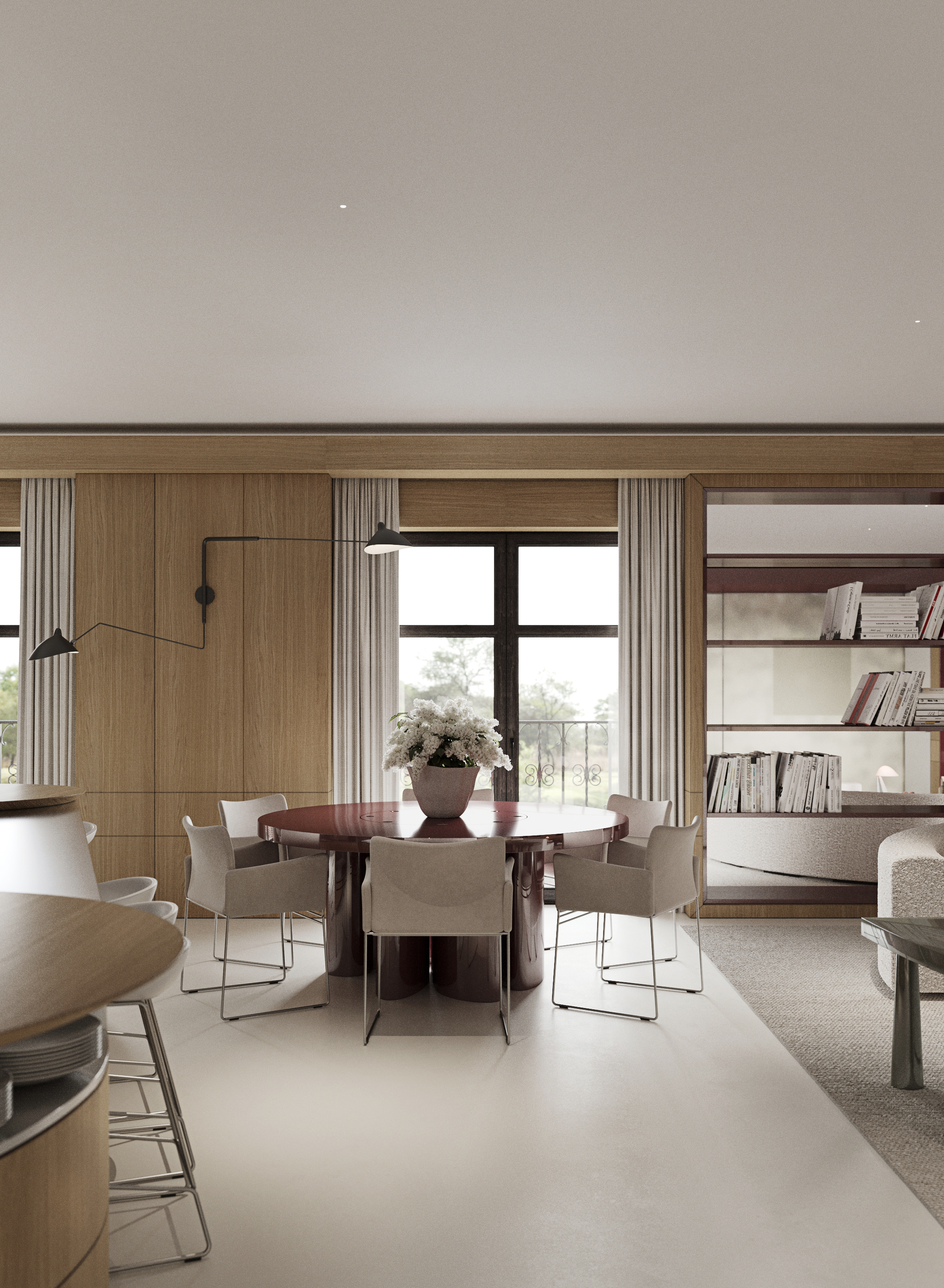 Stylish Apartment with Wine Accents by SNOB Architects - Architizer