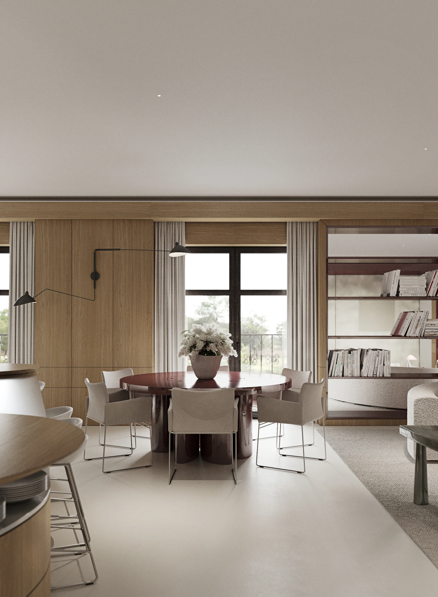 Stylish Apartment with Wine Accents by SNOB Architects - Architizer