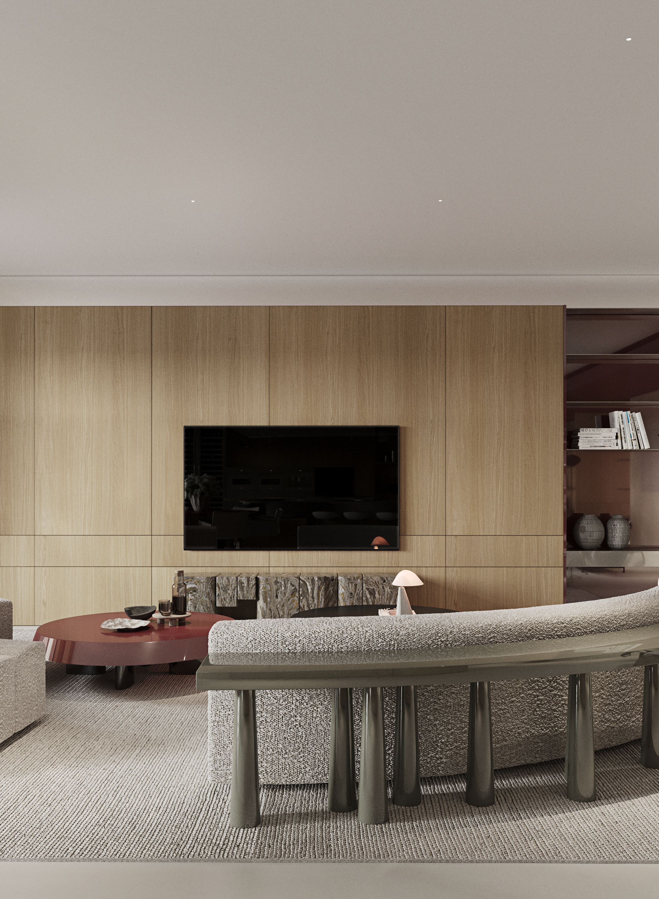 Stylish Apartment with Wine Accents by SNOB Architects - Architizer