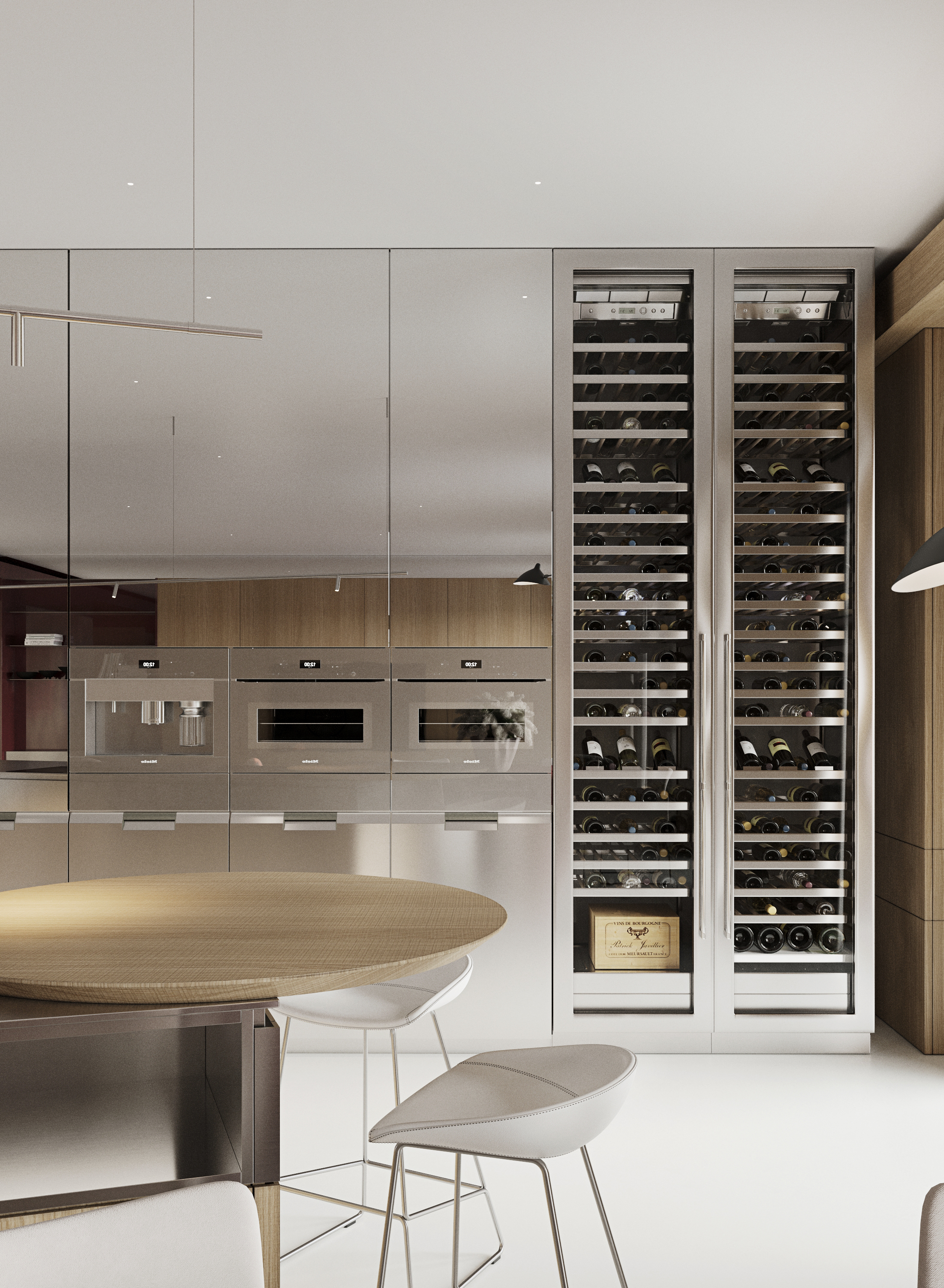 Stylish Apartment with Wine Accents by SNOB Architects - Architizer