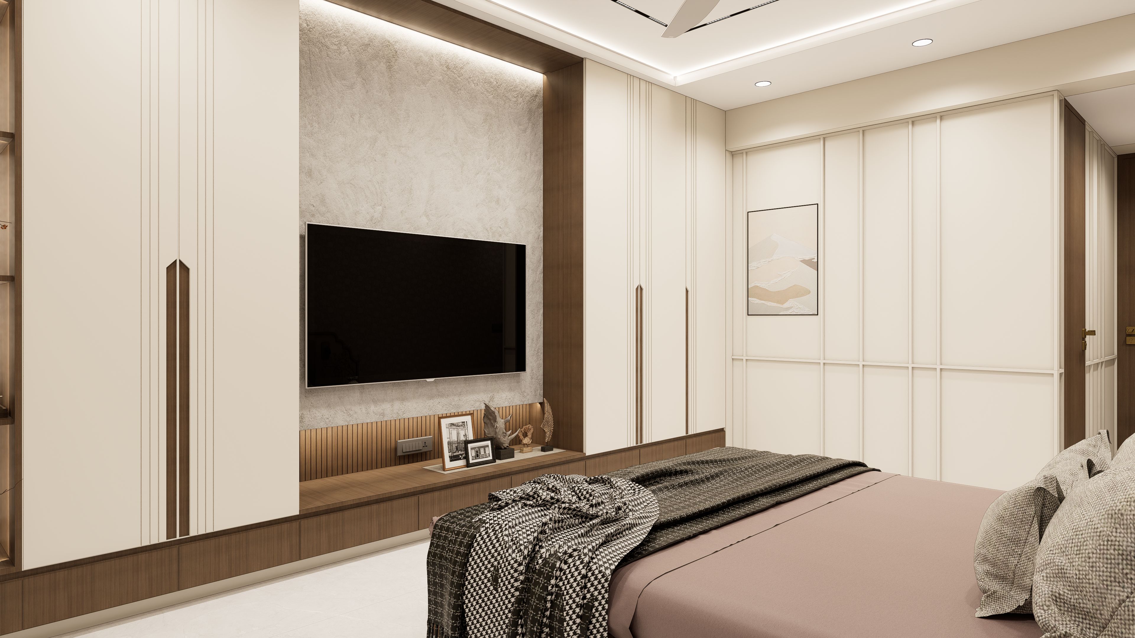 Modern 4 BHK Luxury Interior Design in Shilaj by Harikrushna Pattani ...