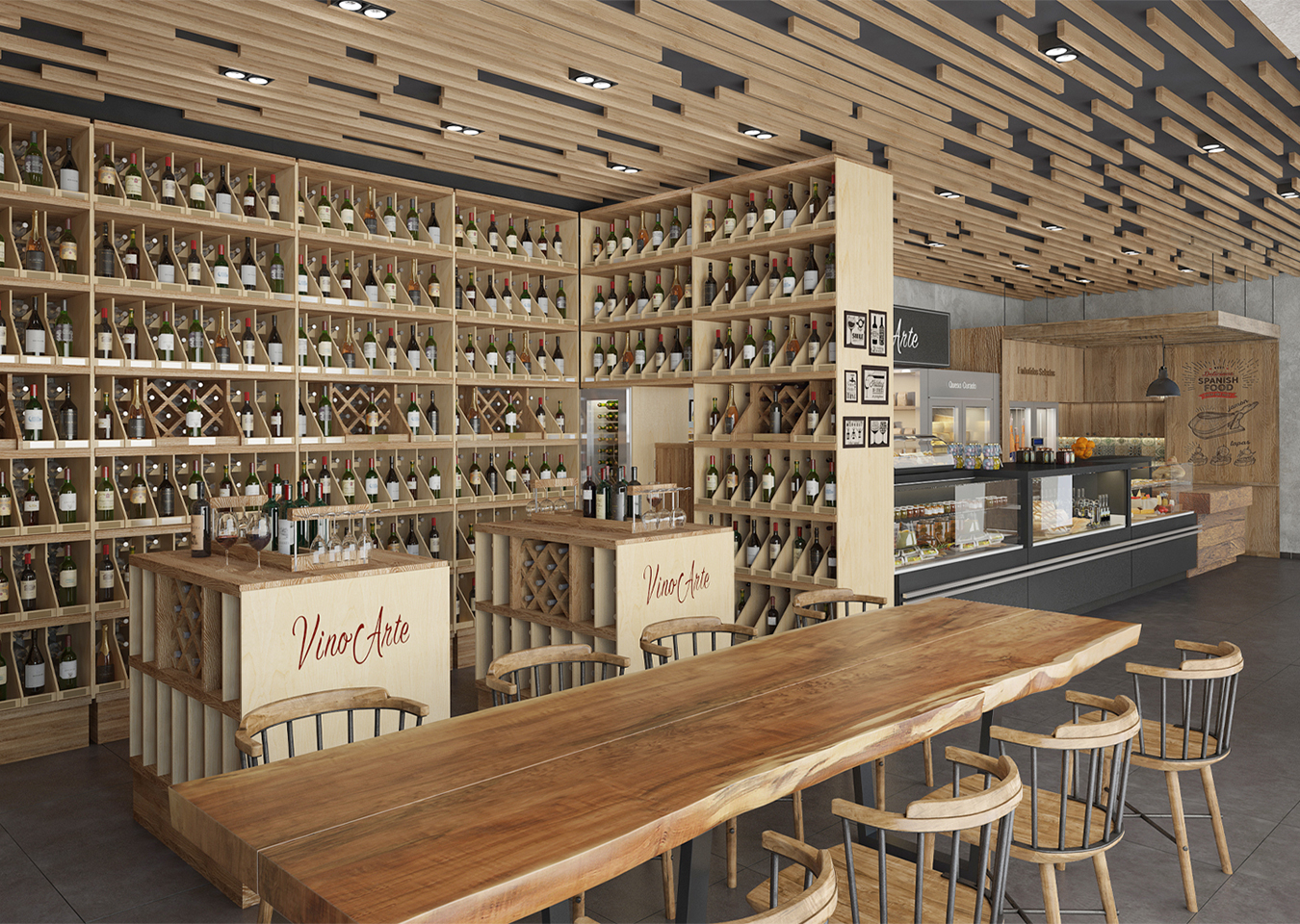 A Venue for Genuine Wines and Delicacies by CREATON Architectural ...