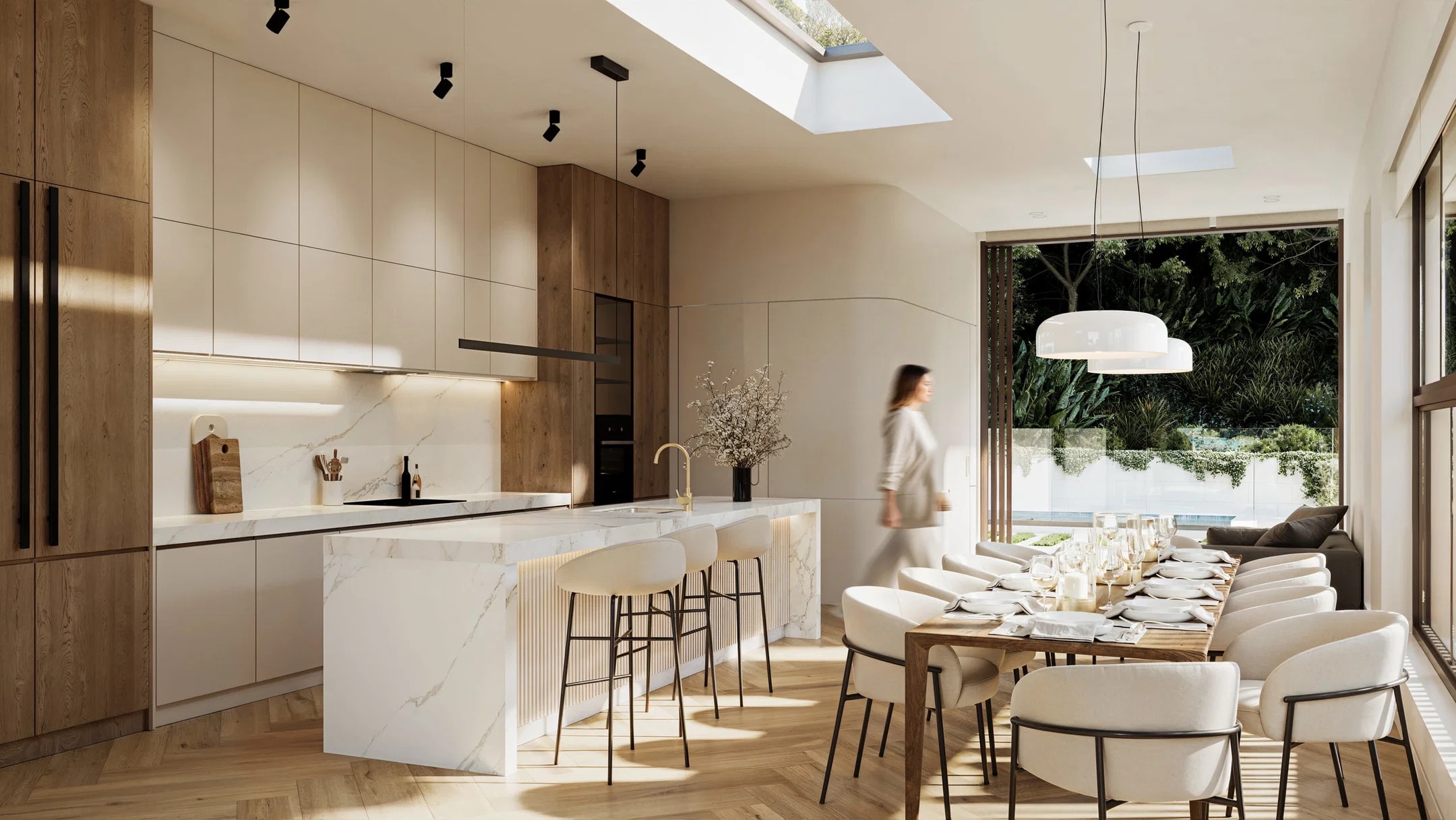 Kitchen & Dining - Interior CGI Visualization by Digital Bunch - Architizer