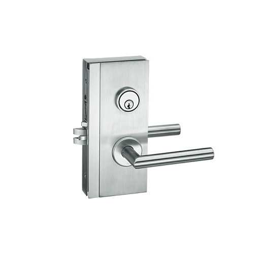 PLATE WITH LOCKSET FOR GLASS DOOR from pba Architectural Hardware
