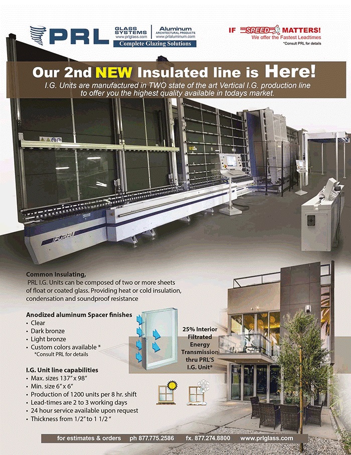 250 Center Glazed Aluminum Storefront Series from PRL Glass Systems Inc