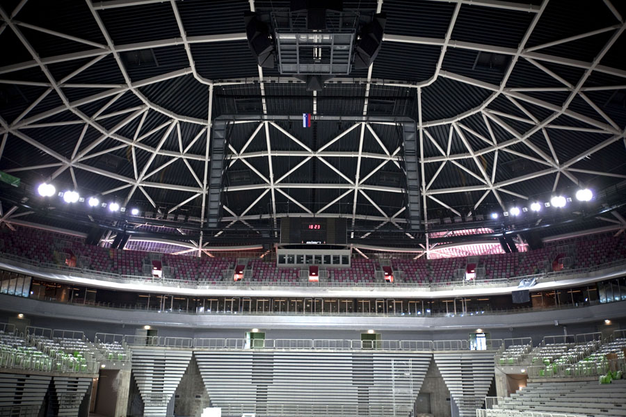 Football stadium and Multipurpose Sparts Hall of Sports park Stozice by