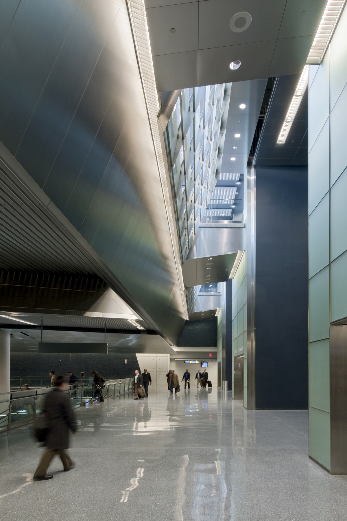 Dulles AeroTrain Station CGates Architizer