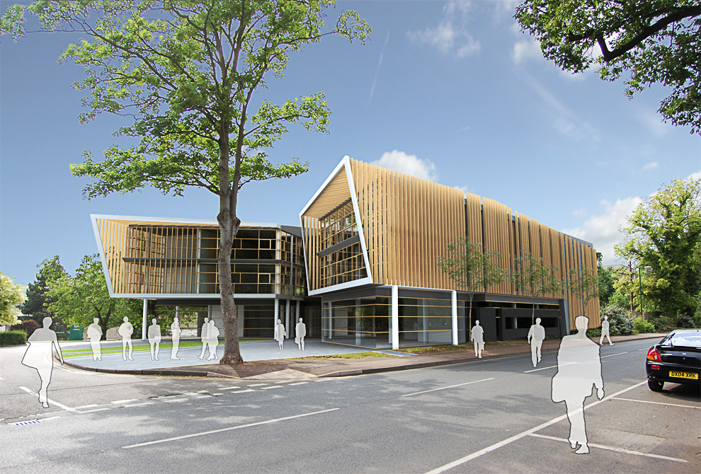 University of Nottingham, Arts Faculty Building by Lewis & Hickey