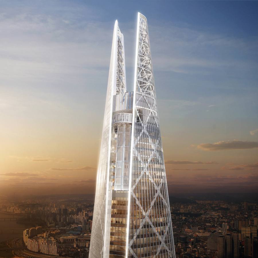 Lotte World Tower By Kohn Pedersen Fox Associates - Architizer