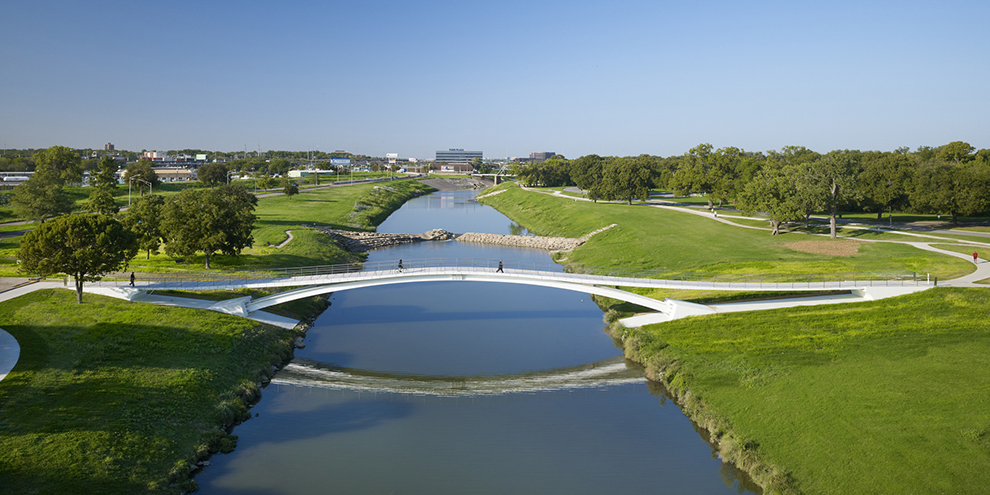 Phyllis J. Tilley Memorial Pedestrian Bridge by City of Fort Worth