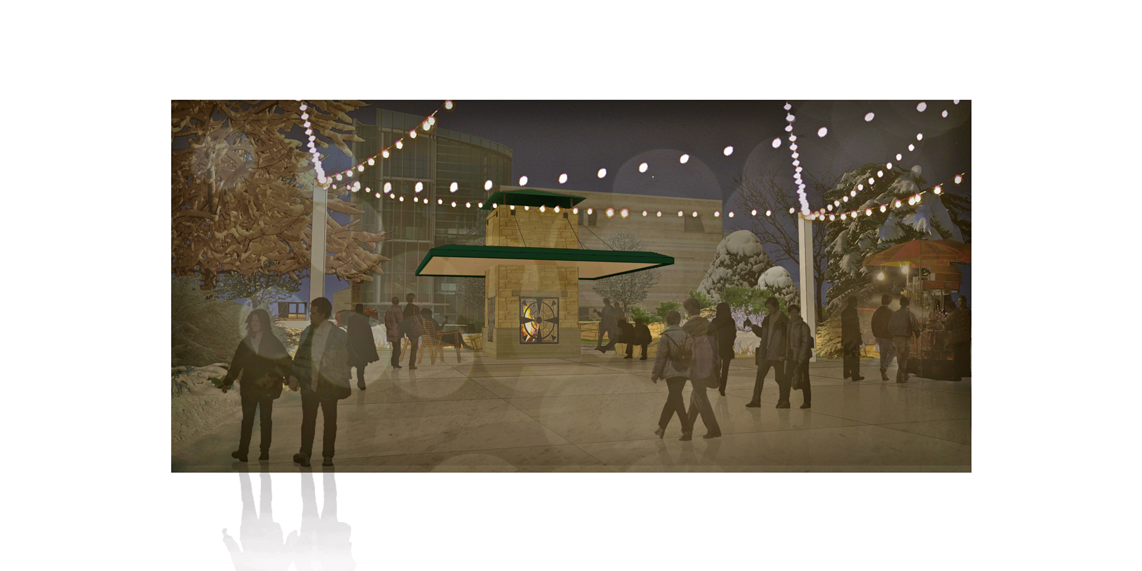 Blue Earth Plaza & The Flint Hills Discovery Center by Lorie Doolittle