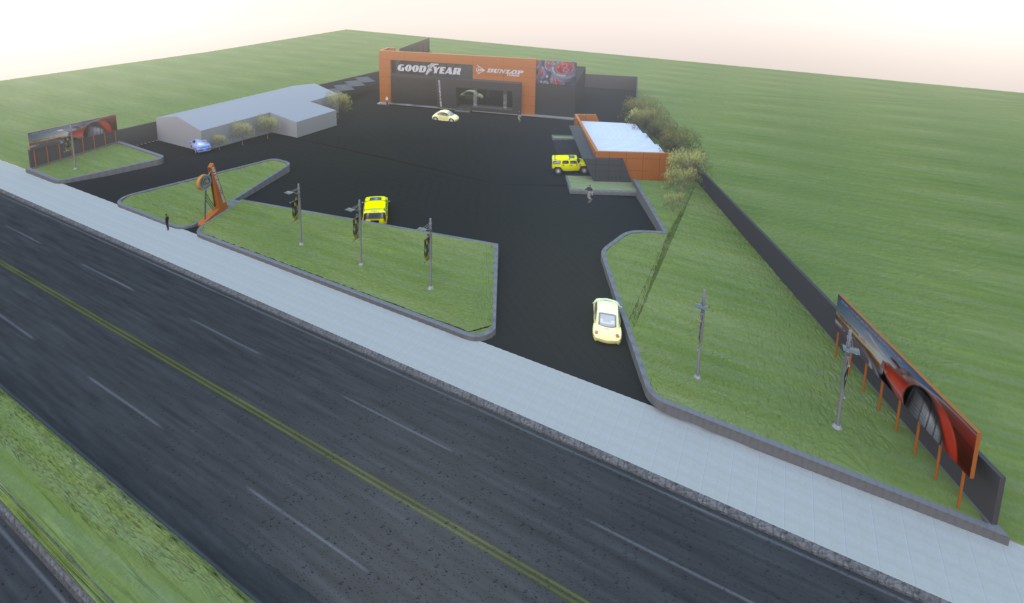 Tires shop/warehouse by Σμ_art3 architects Architizer