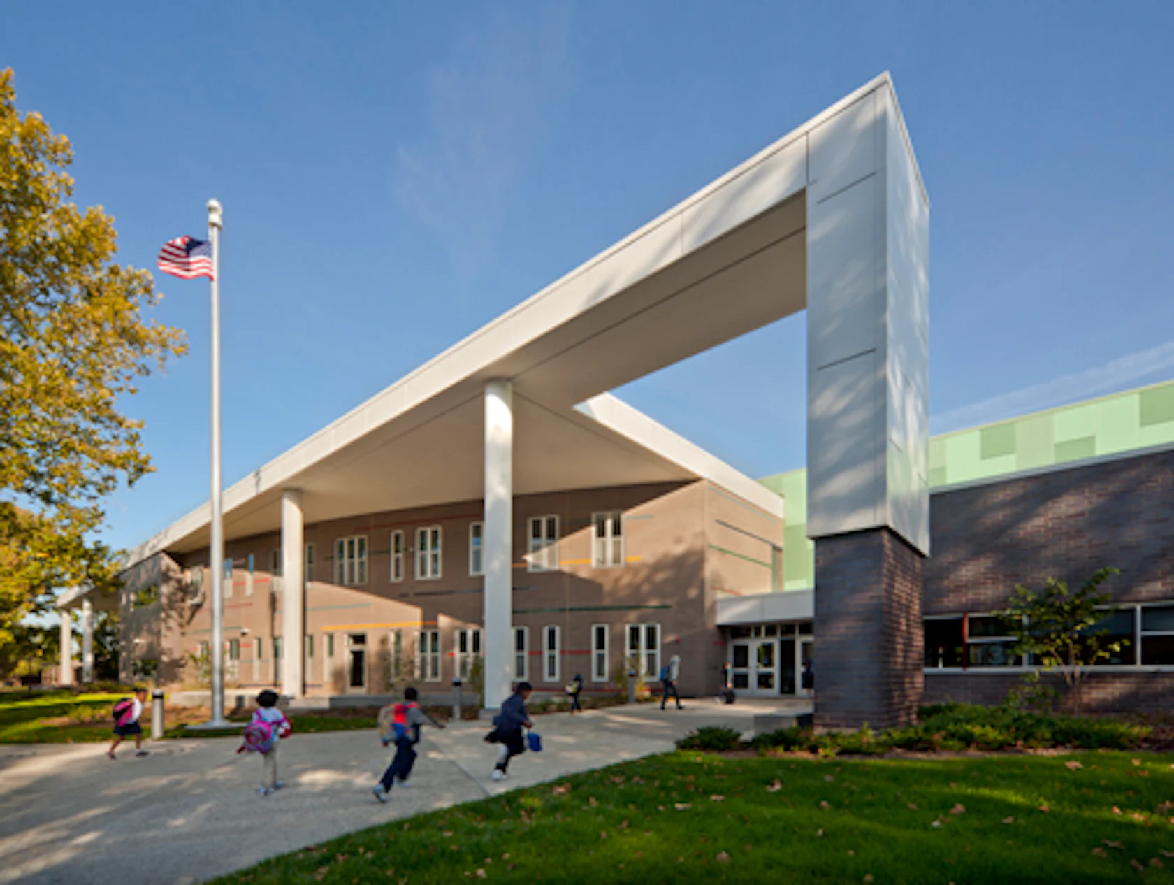 Booker T. Washington Elementary School by Bailey Edward Architizer