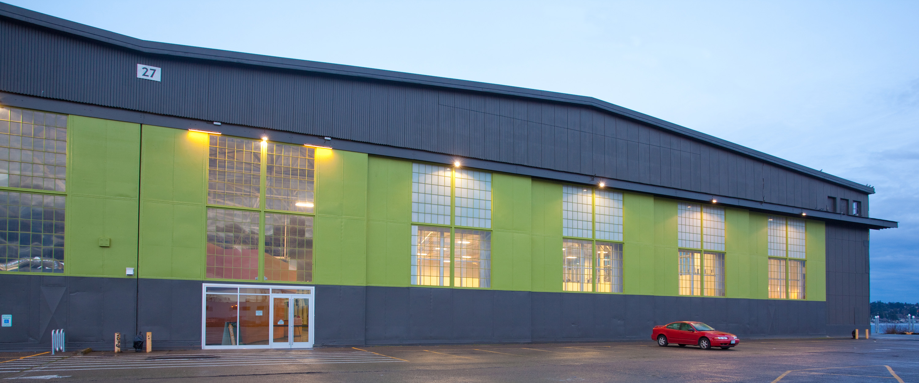 Arena Sports Hangar 27, Magnuson Park Architizer