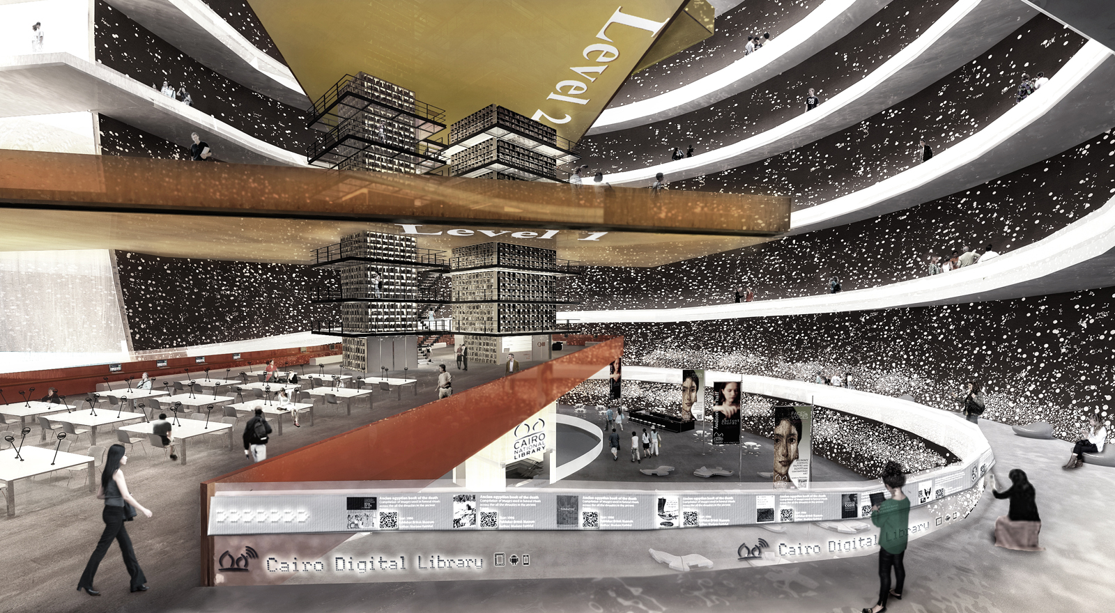 Cairo National LibraryThe gift of the Nile Architizer