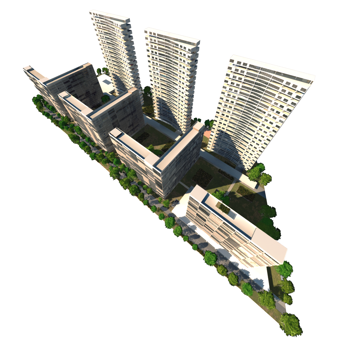 Linha Verde Multifunctional Complex Architizer