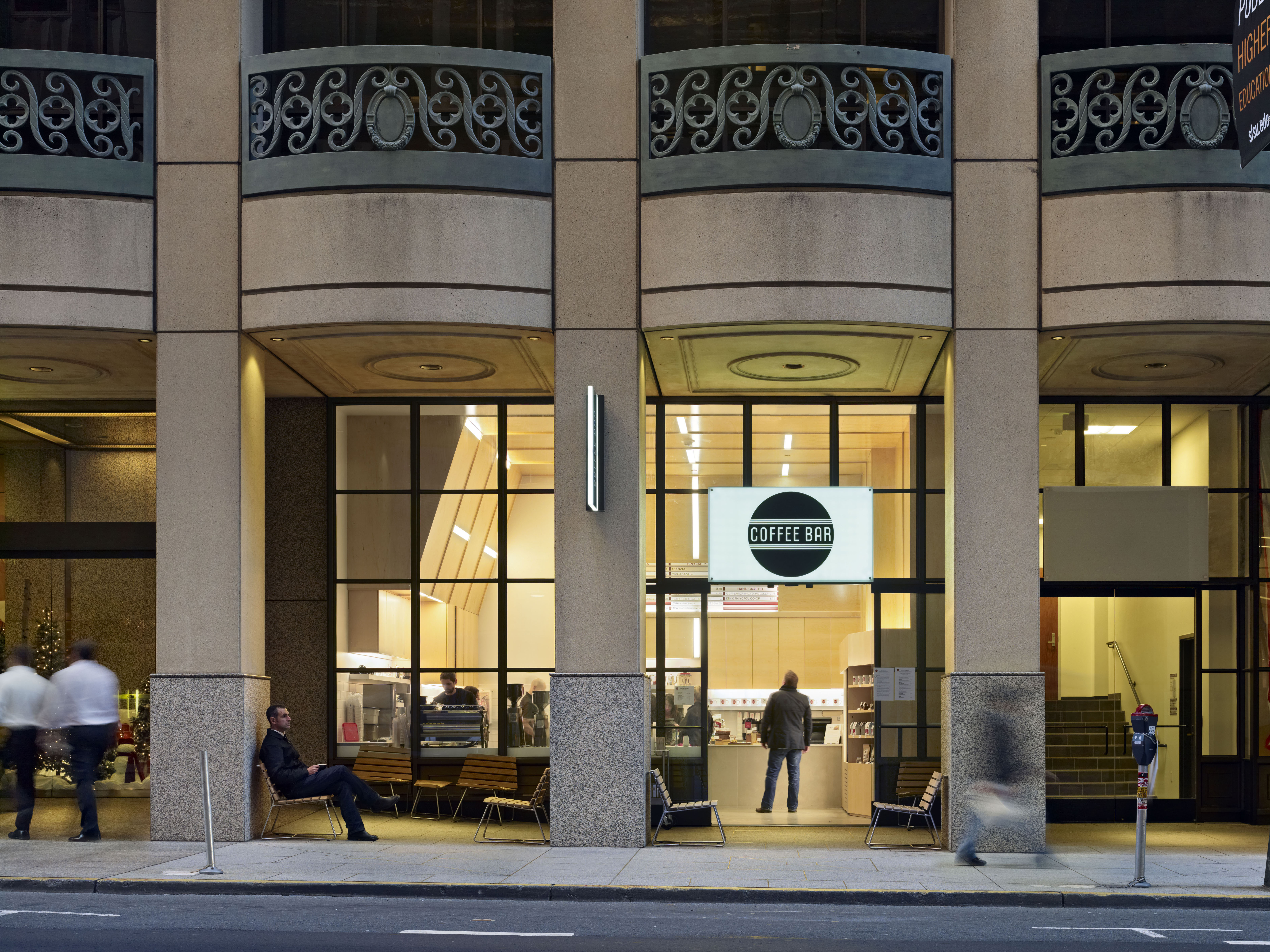 Coffee Bar 101 Montgomery, San Francisco by jones haydu Architizer