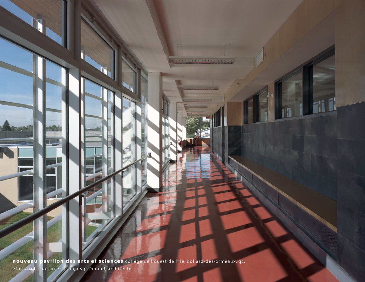 West Island College Pavillion of Arts and Science by ékm architecture