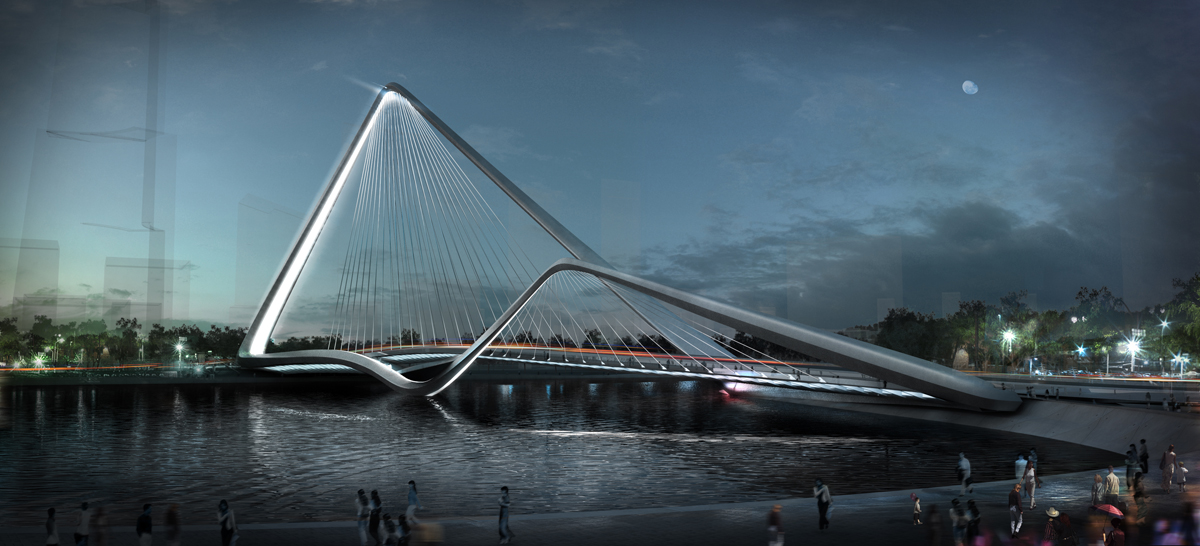 10 DESIGN | Shizimen Gateway Bridge (The Infinity Loop) by