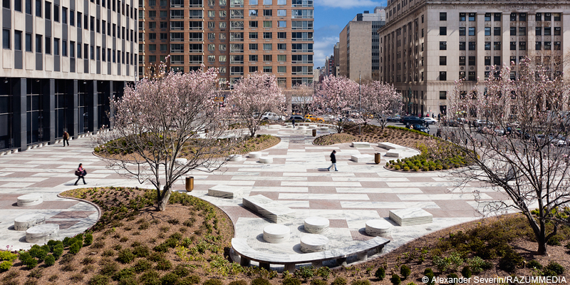Jacob Javits Plaza by Michael Van Valkenburgh Associates Architizer