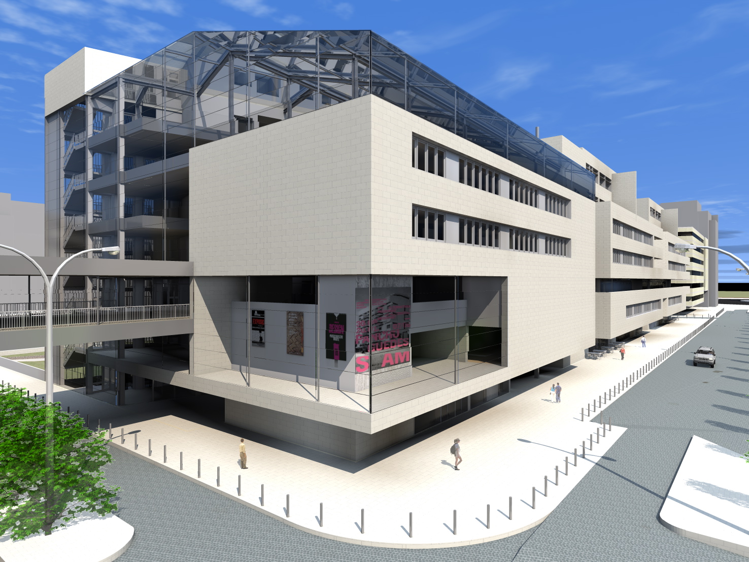 Interstital Public Space Hybrid Building in Lisbon Architizer