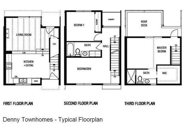 Denny Rowhouses Architizer