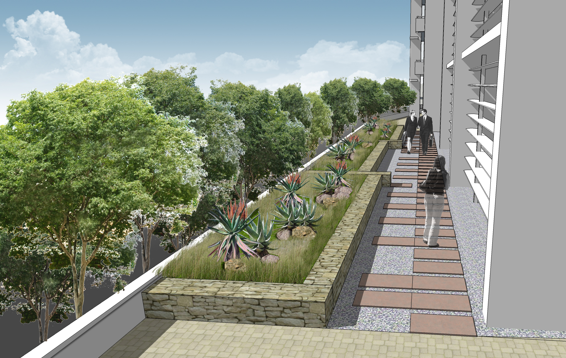 Lynnwood Bridge Development by Landscape Architects Uys & White Architizer