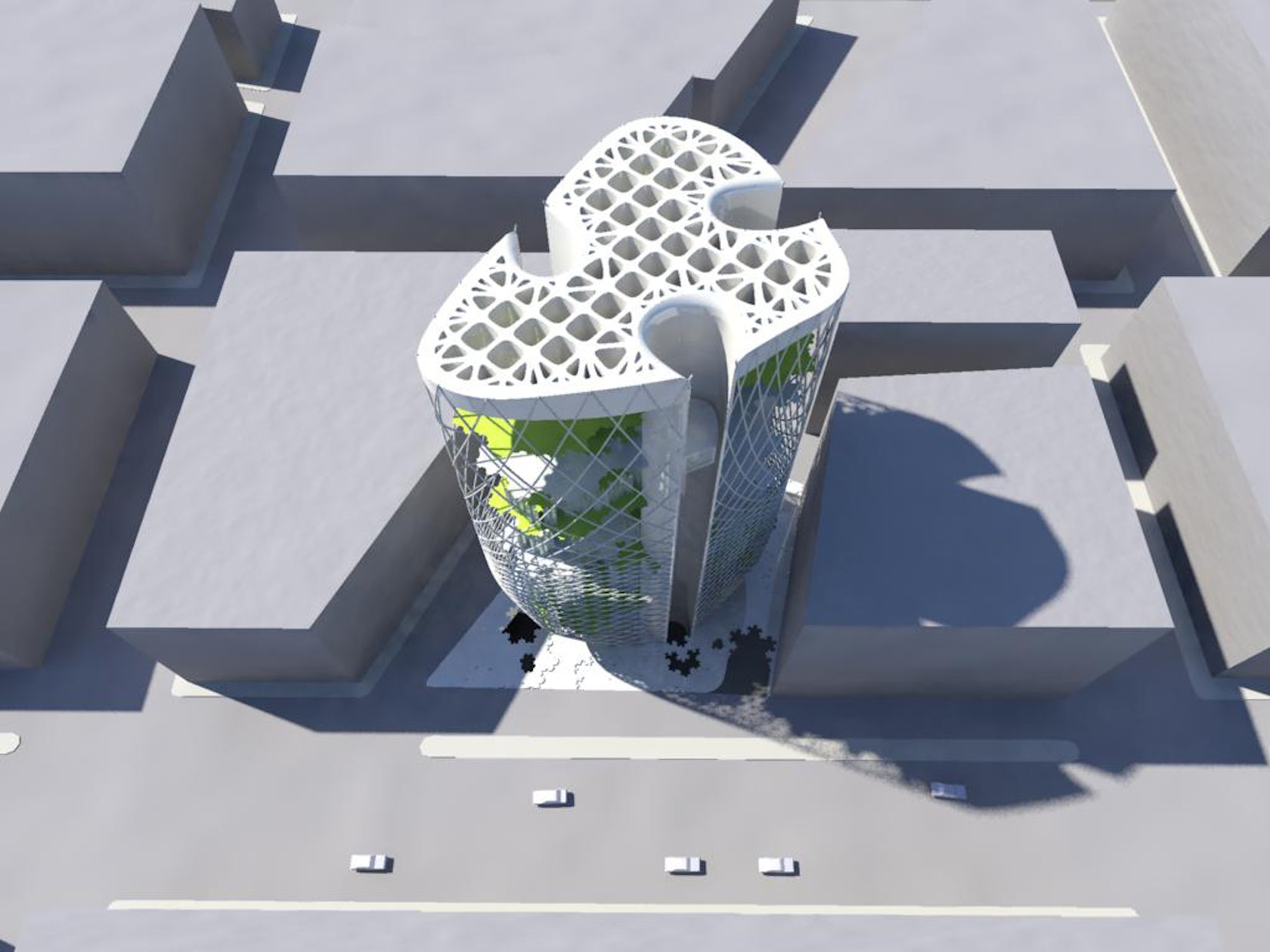 snowFlake tower by e+i studio Architizer