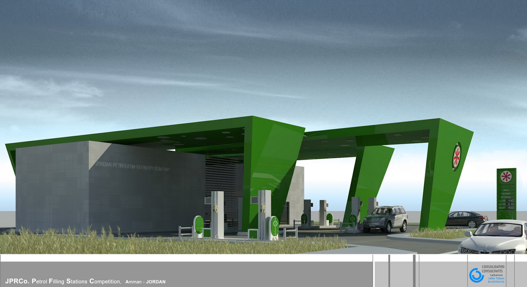 JPRC GAS STATION |Winner Design of The JPRC Stations Competition