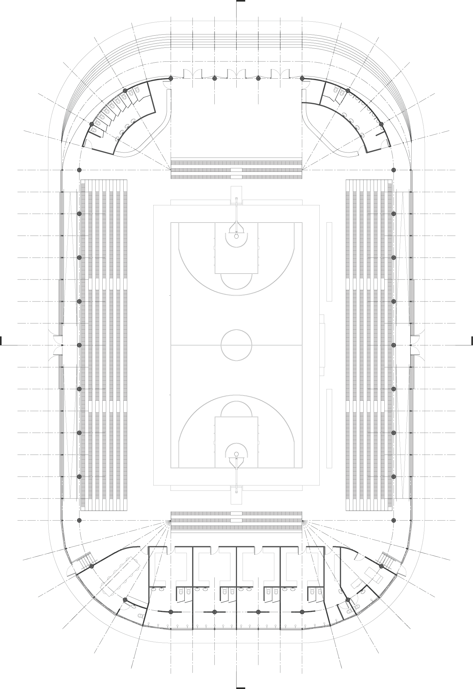 BSAT Basketball Arena by Random Practice Architizer
