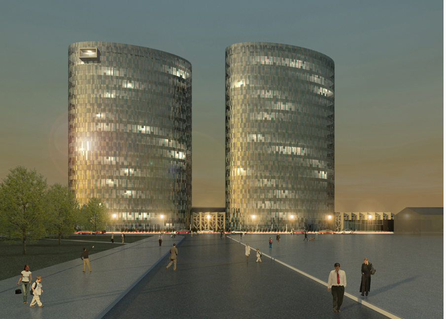 Gemini Office Towers Architizer