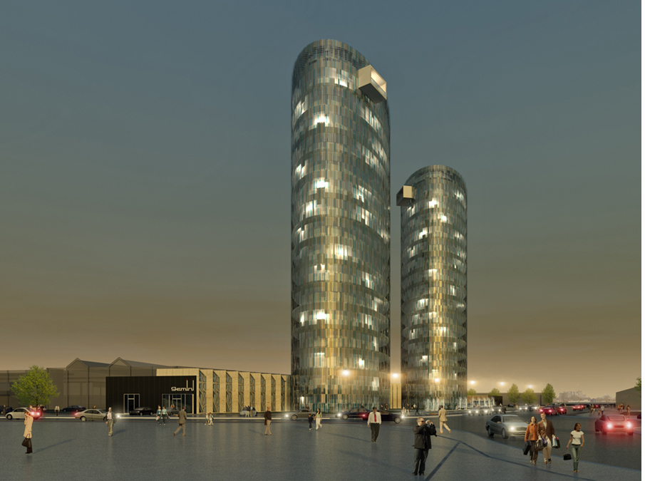 Gemini Office Towers Architizer