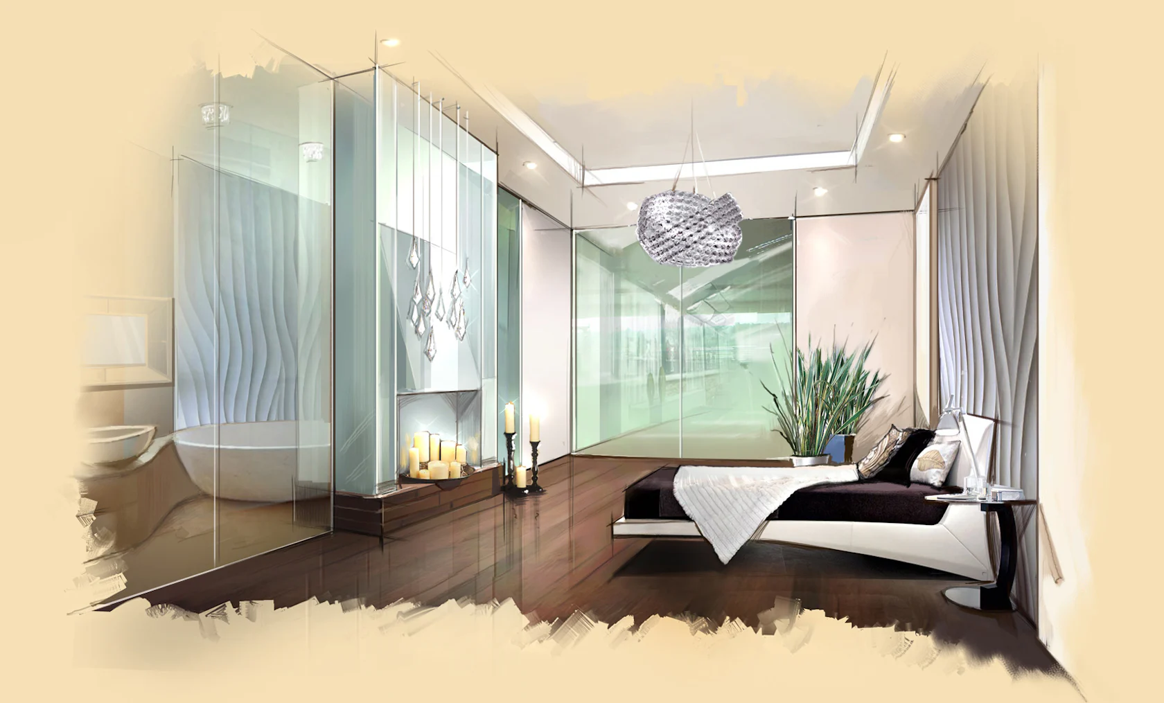 Interior of Duplex Penthouse - Architizer