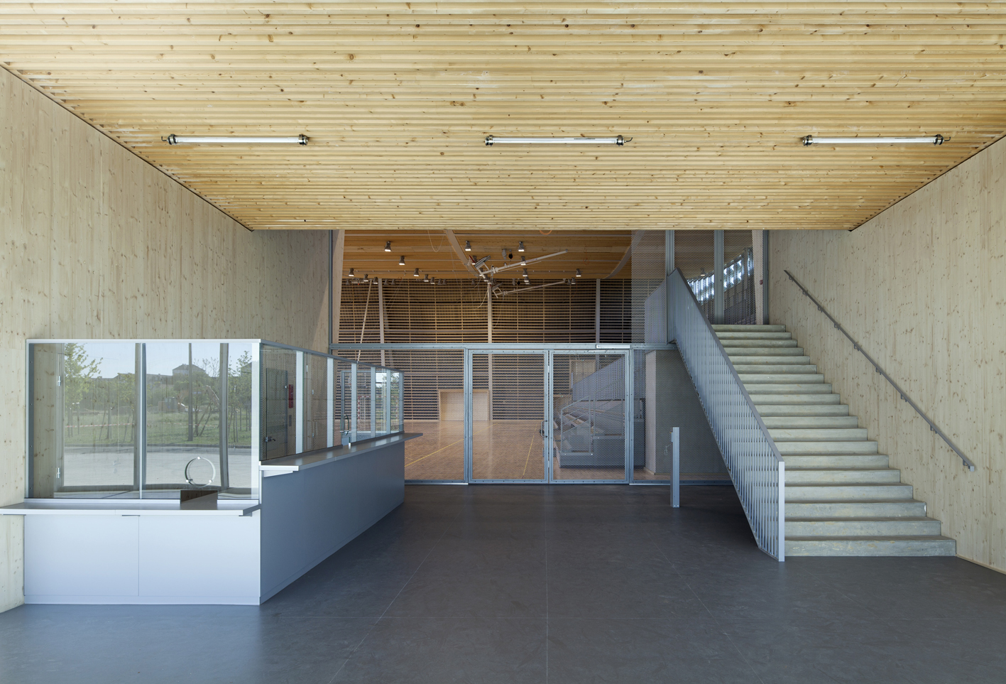 Monconseil Sports Hall by Explorations Architecture - Architizer