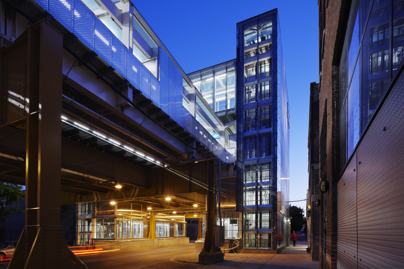 CTA Street Station by Ross Barney Architects Architizer