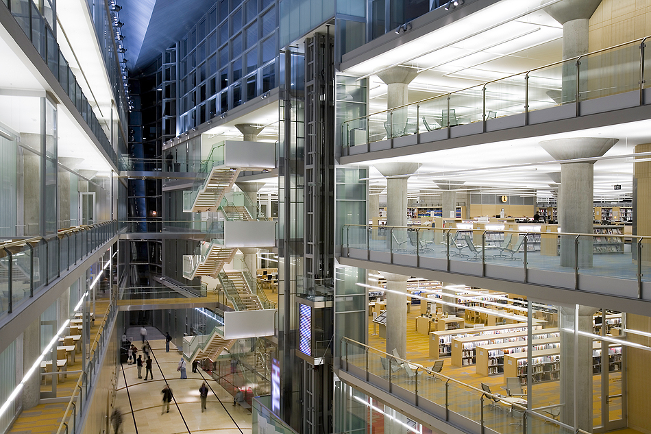 Minneapolis Central Library (Lighting Design) by Pelli Clarke & Partners Architizer