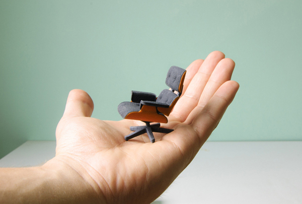 miniature eames lounge chair