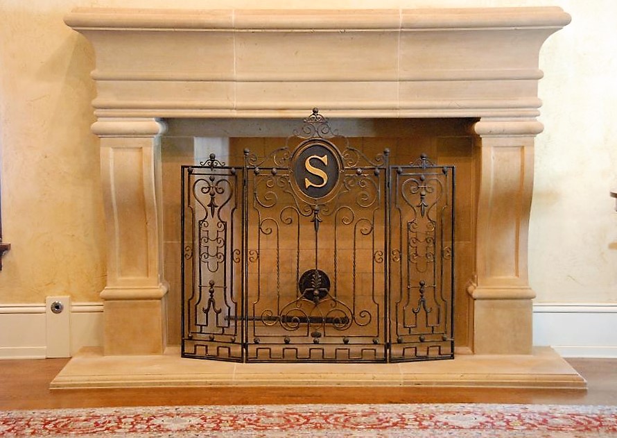 Fireplace Surround – Lightweight Faux Limestone
