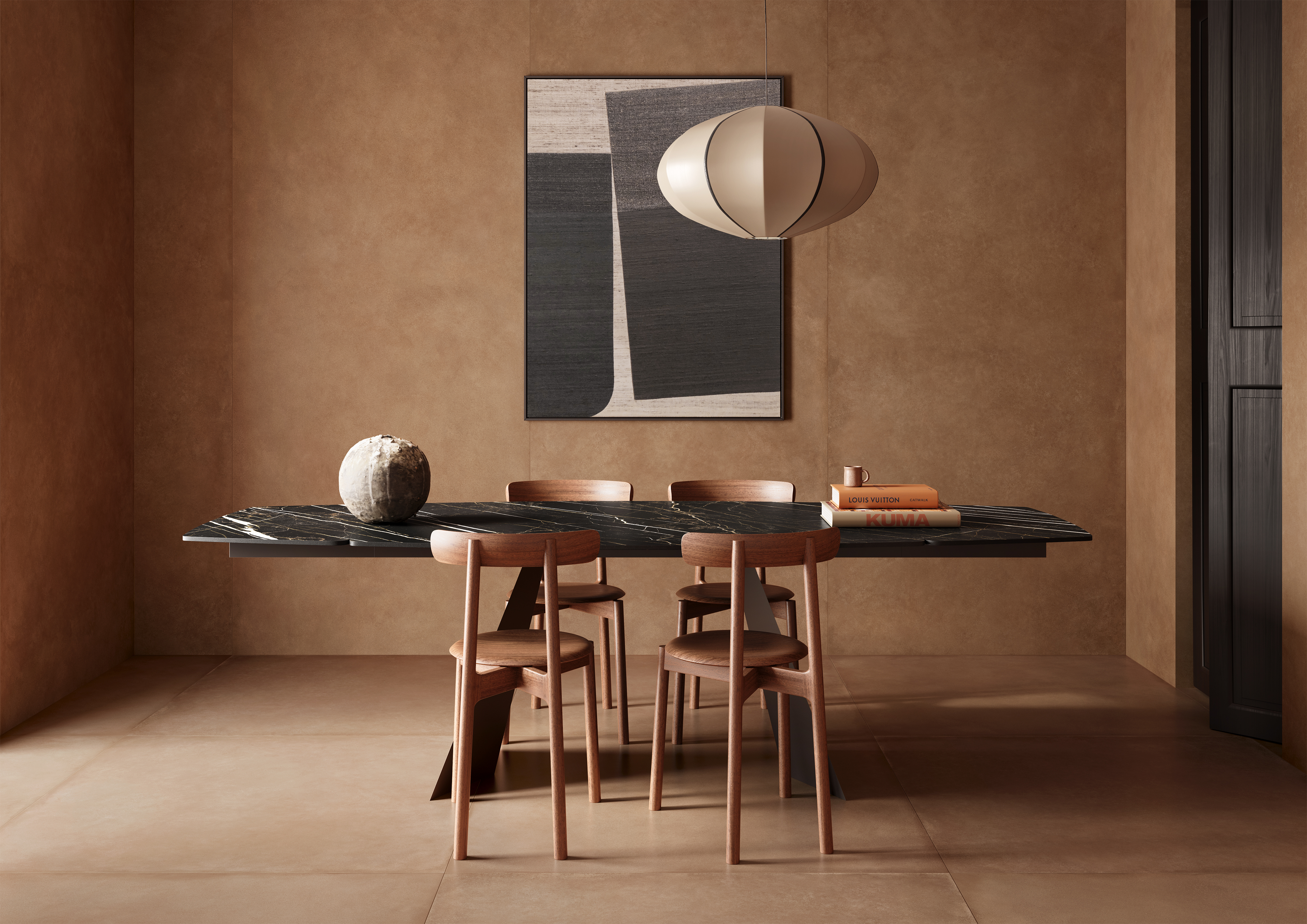 Décor looks in warm colours: ideas, shades and inspiration from the Casalgrande Padana collections