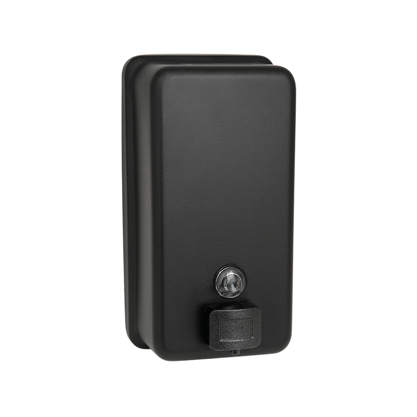 0347-41 Matte Black Vertical Liquid Soap Dispenser