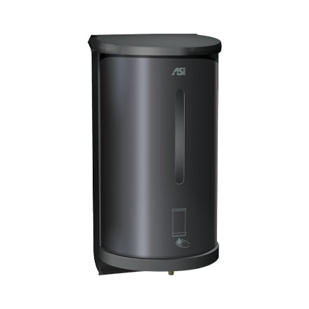  0362-41 Matte Black Automatic Liquid Soap and Gel Hand Sanitizer Dispenser