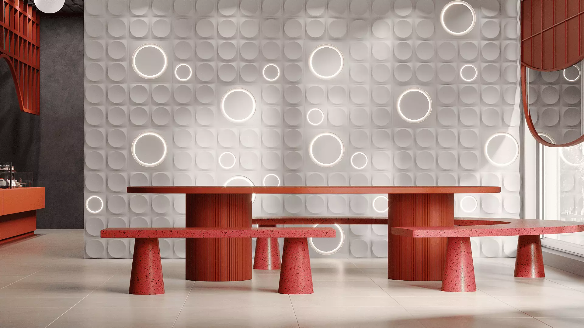 COSMIC 0012 + LED 3D Wall Panel 