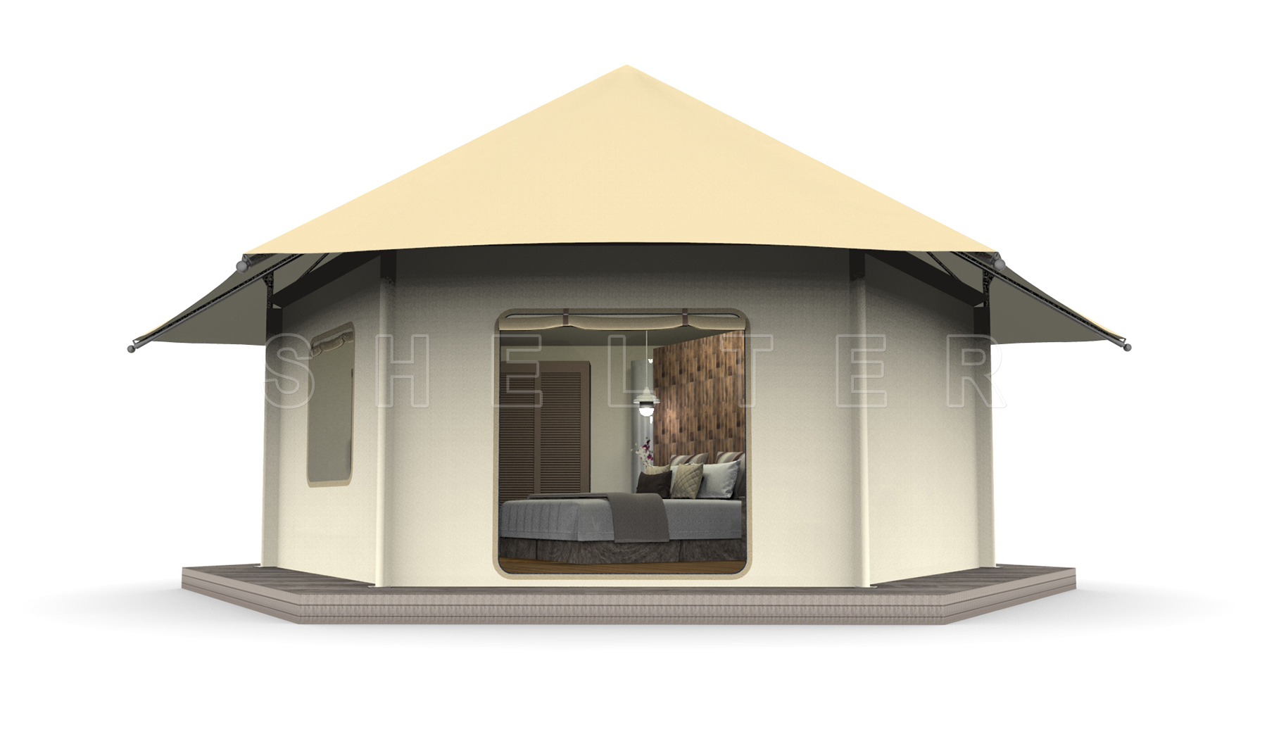 Mono Peak Lodge Tent - Luxury Glamping Tent - Eco Structure - Eco Tent