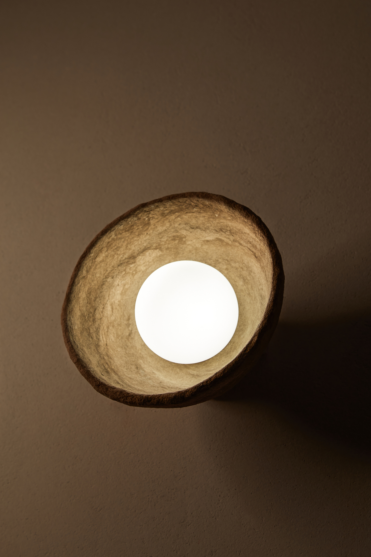 Clay Round Wall Sconce - Pecherna collection